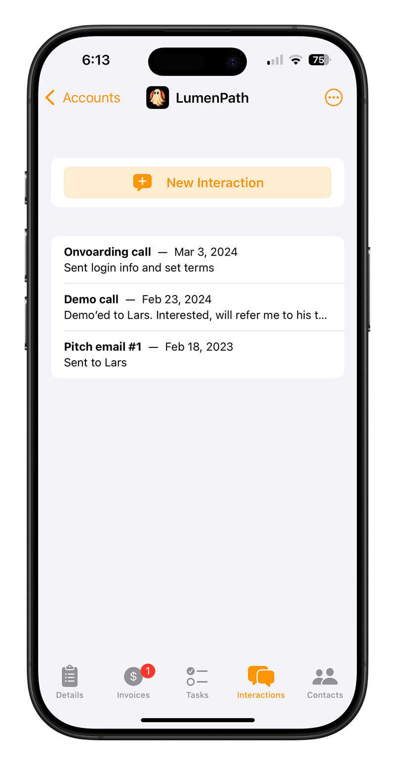 Ghosted - Interactions