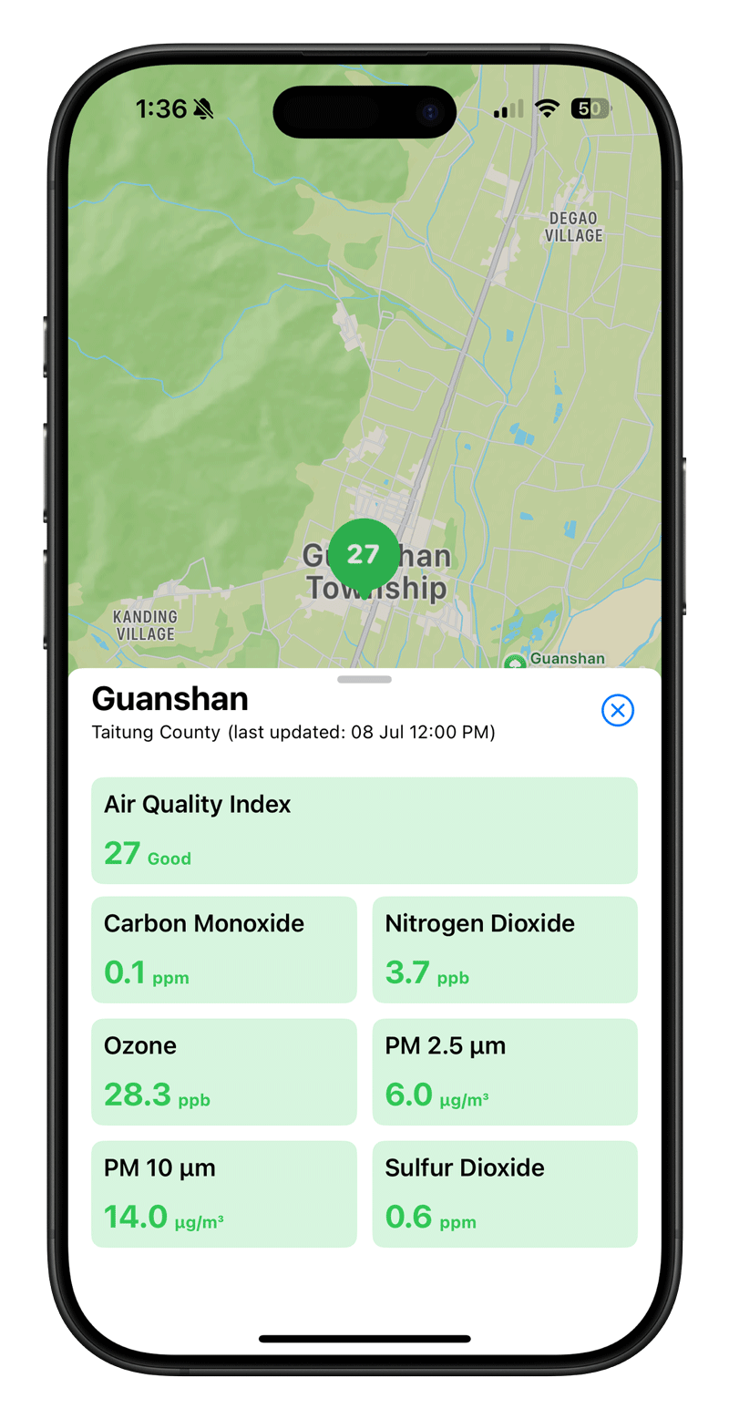 TaiFind - Location Details
