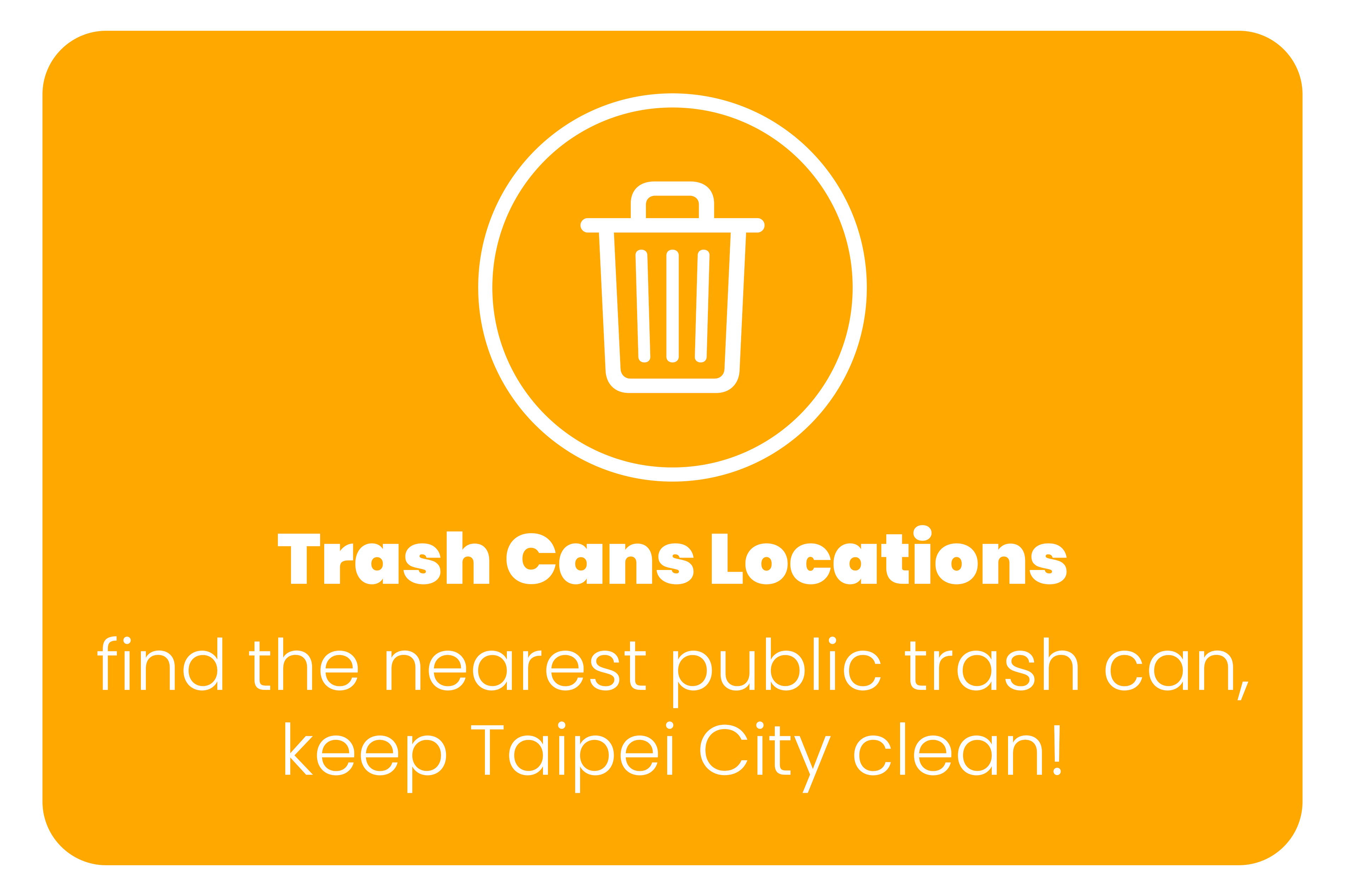 TaiFind - Trash Cans